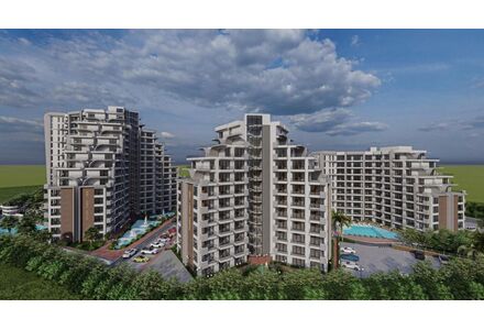 Квартира 1-комнатная у моря в Газиверене площадь 45м²
