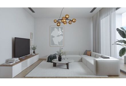 Квартира 2-комнатная 1+1 у моря в Каршияке площадь 77м²