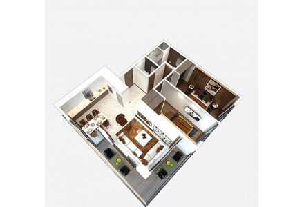 Квартира 3-комнатная 2+1 у моря в Искеле площадь 116м² 3 этаж