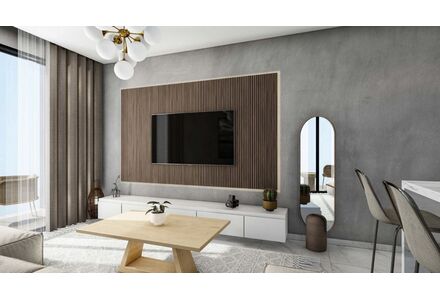 Квартира 1-комнатная студия 1+0 в Искеле площадь 34м²