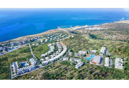 Квартира 1-комнатная студия 1+0 в центре Кирении площадь 45м²