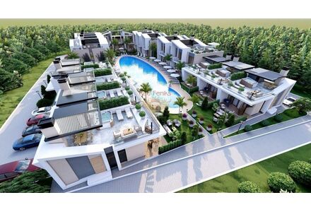 Квартира 2-комнатная 1+1 в центре Кирении площадь 52м²
