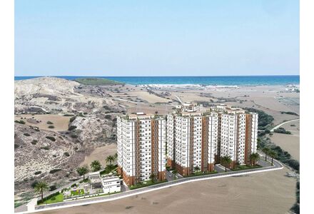 Квартира 2-комнатная 1+1 у моря в Искеле (Боаз) площадь 32м²