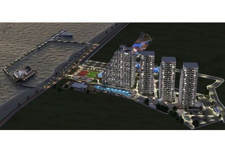 Apartment 4-room 3+1 by the sea in Guzelyurt (Guzelyurt) Cyprus area 148m² 