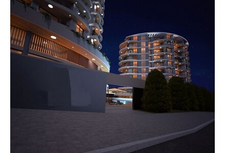 Квартира 3-комнатная 2+1 у моря в центре Кирении площадь 79м²