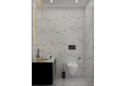 Квартира 3-комнатная 2+1 у моря в центре Кирении площадь 72м²