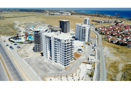 Квартира 2-комнатная 1+1 у моря в Искеле (Боаз) площадь 63м²