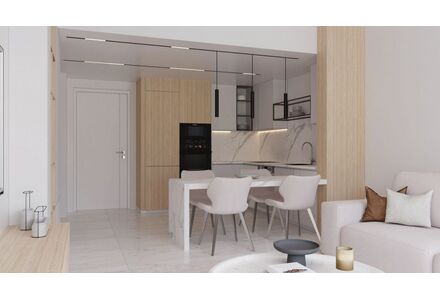 Квартира 2-комнатная 1+1 у моря в Искеле (Боаз) площадь 61м²