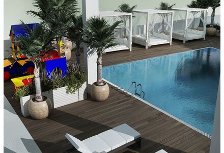 Apartment 2-room 1+1 by the sea in Kyrenia (downtown) Cyprus area 59m² 