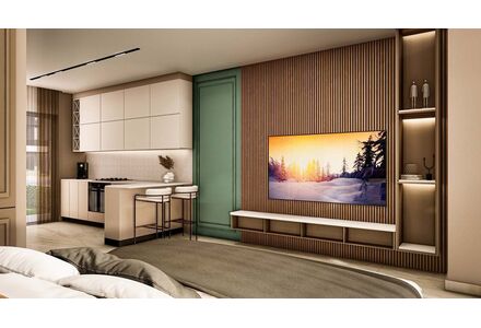 Квартира 2-комнатная 1+1 у моря в Искеле площадь 74м²