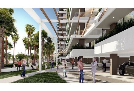Квартира 2-комнатная 1+1 у моря в Искеле (Лонг Бич Искеле) площадь 47м²