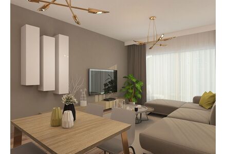 Квартира 3-комнатная 2+1 у моря в Алсанджаке площадь 82м²