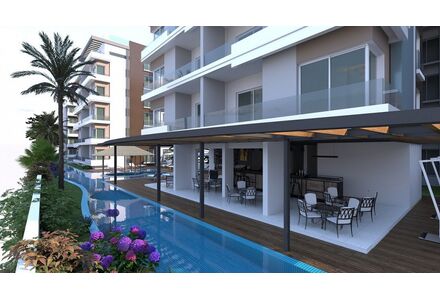 Apartment 2-room 1+1 by the sea in Iskele Cyprus area 64m² 