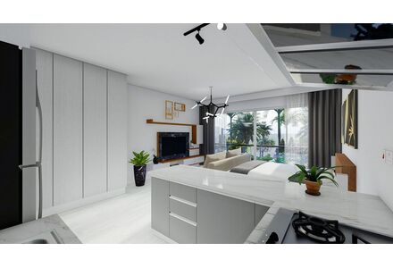 Apartment 2-room 1+1 by the sea in Famagusta (downtown) Cyprus area 38.8m² 2 floor