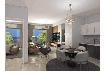 Apartment 2-room 1+1 by the sea in Iskele (Bogaz) Cyprus area 51m² 