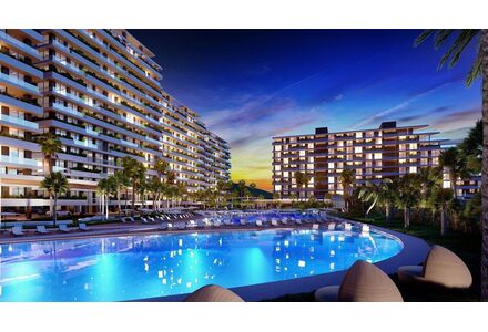 Apartment 2-room 1+1 by the sea in Iskele (Long Beach) Cyprus area 47m² 3 floor