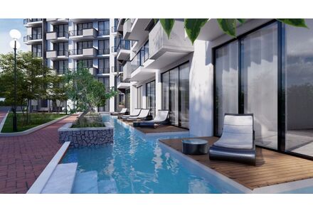 Apartment 2-room 1+1 by the sea in Kazivera (Kazivera) Cyprus area 50m² 