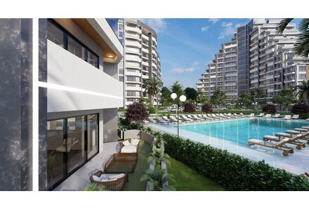 Apartment 2-room 1+1 by the sea in Kazivera Cyprus area 48.05m² 10 floor