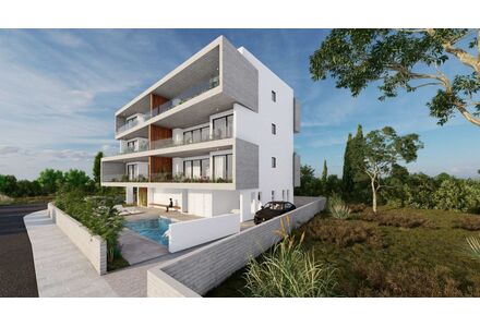 Apartment 3-room 2+1 by the sea in Paphos (downtown) Cyprus area 102m² 2 floor