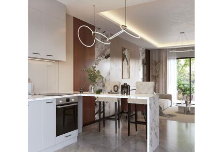 Apartment 1-room 1+0 studio by the sea in Larnaca Cyprus area 44.1m² 2 floor