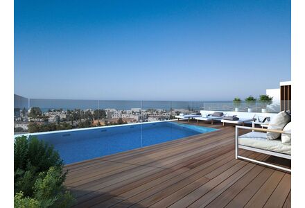 Apartment 2-room 1+1 by the sea in Kato Paphos (Kato Paphos) Cyprus area 50m² 3 floor