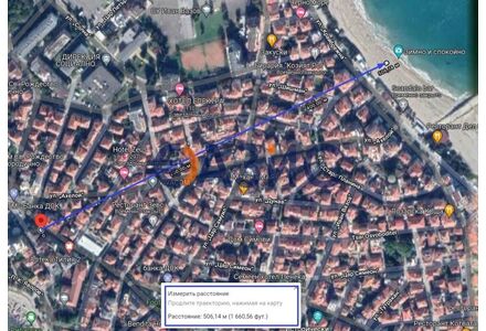 Квартира 2-комнатная 1+1 в Поморие площадь 66.1м² 2 этаж