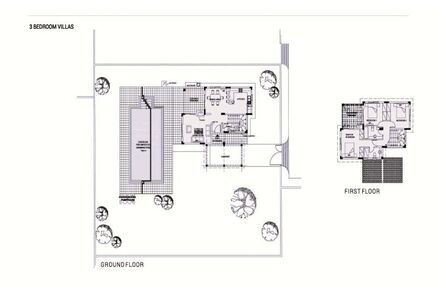 Вилла у моря в Пафосе (центр) площадь 170м²