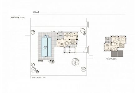 Вилла у моря в Пафосе (центр) (Пафос) площадь 170м²