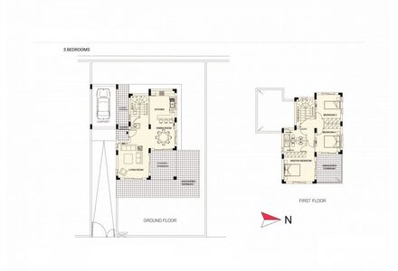 Вилла у моря в Пафосе (центр) площадь 173м² 2-этажный