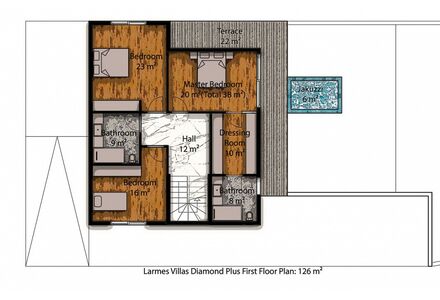 Вилла у моря в Искеле площадь 700м²