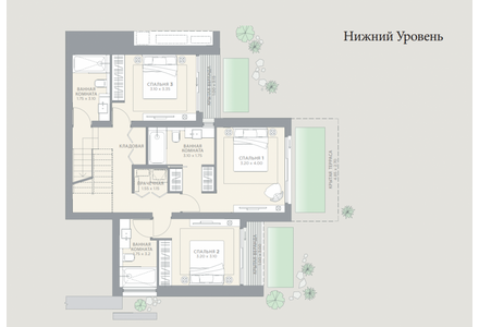 Вилла в Пафосе (центр) (Пафос) площадь 183м² 2-этажный