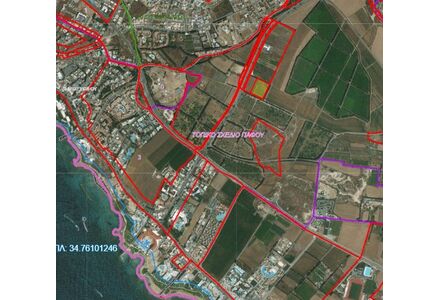 Земля в Пафосе (центр) участок в деревне 10м²