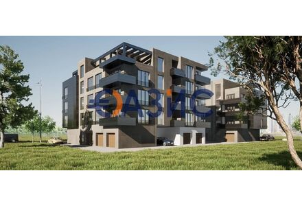 Квартира 1-комнатная в Поморие площадь 48.6м² 3 этаж