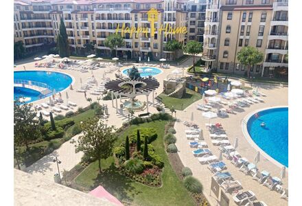 Apartment 2-room 1+1 by the sea in Nesebar (Sunny Beach) Bulgaria area 61m² 3 floor