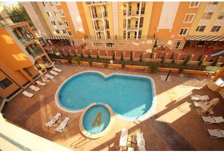 Apartment 2-room 1+1 by the sea in Nesebar (Sunny Beach) Bulgaria area 66m² 2 floor