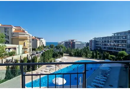 Apartment 1-room 1+0 studio by the sea in Nesebar (Sveti Vlas) Bulgaria area 47m² 3 floor