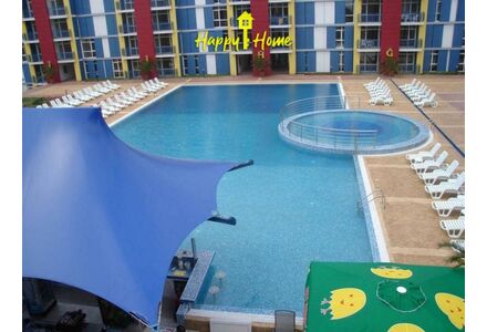 Apartment 1-room 1+0 studio by the sea in Nesebar (Sunny Beach) Bulgaria area 44m² 4 floor
