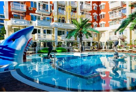Apartment 1-room 1+0 studio by the sea in Nesebar (Sunny Beach) Bulgaria area 43m² 7 floor