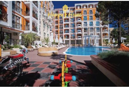 Apartment 1-room 1+0 studio by the sea in Nesebar (Sunny Beach) Bulgaria area 35m² 2 floor