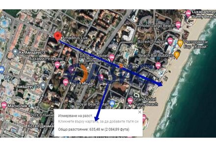 Apartment 1-room in Nesebar (Sunny Beach) Bulgaria area 41m² 2 floor