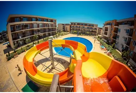 Apartment 2-room 1+1 by the sea in Nesebar (Sunny Beach) Bulgaria area 56m² 3 floor