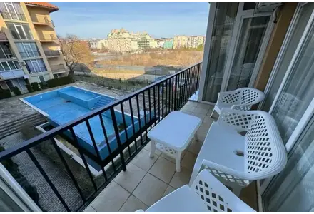 Apartment 2-room 1+1 by the sea in Nesebar (Sunny Beach) Bulgaria area 56m² 3 floor