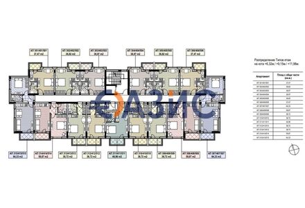Apartment 2-room 1+1 in Nesebar (Sunny Beach) Bulgaria area 69.5m² 1 floor