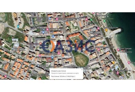 Квартира 2-комнатная 1+1 в Поморие площадь 80м² 2 этаж