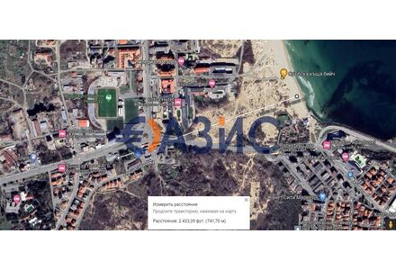 Квартира 2-комнатная 1+1 в Несебре площадь 64.9м² 2 этаж