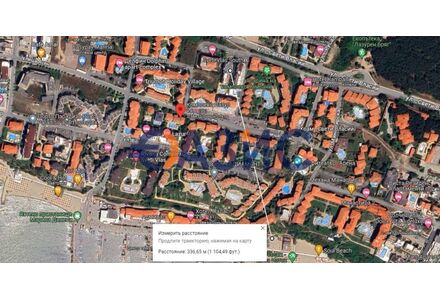Apartment 2-room 1+1 in Nesebar (Sveti Vlas) Bulgaria area 65m² 4 floor