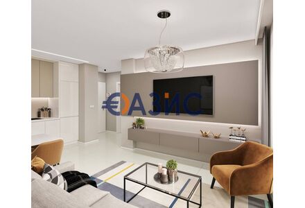 Квартира 2-комнатная 1+1 в Несебре (Солнечный Берег) площадь 67.6м² 2 этаж