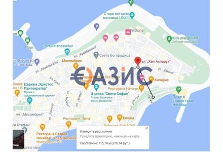 Коммерческая недвижимость в Несебре 40м²