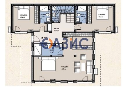 Дом в Несебре (Солнечный Берег) площадь 301.2м² 2-этажный