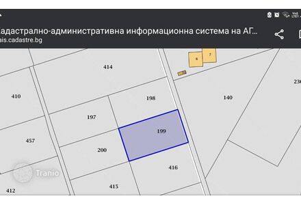 Земля в Несебре (Кошарица) участок в пределах города 1228м²